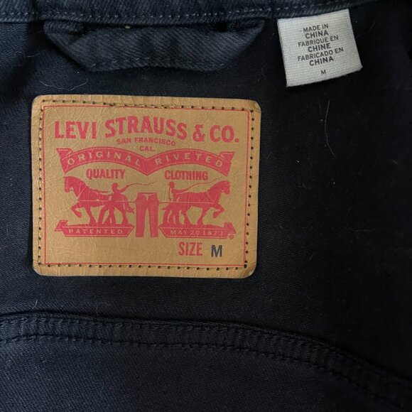 Levi’s Original Trucker Jacket Black Denim - Picture 3 of 3